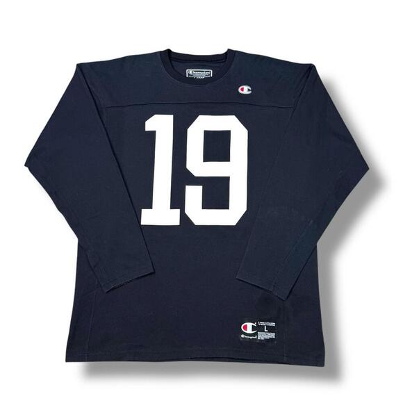 Champion Life Men’s Football Jersey #19 Size Large Long Sleeve Vintage Look Y2K - Picture 2 of 7